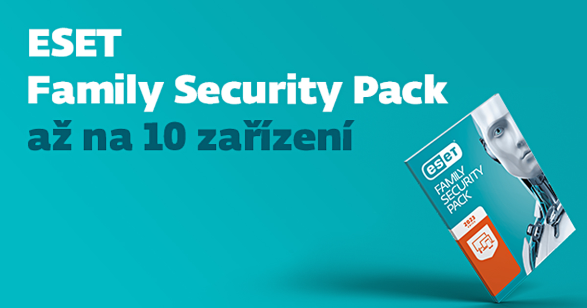ESET Family Security Pack nově až na 10 zařízení