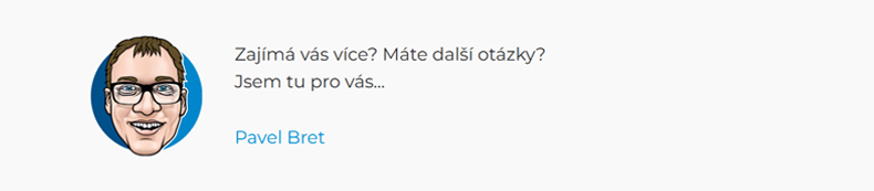 SUMA Spol. s r.o., vizitka Pavel Bret