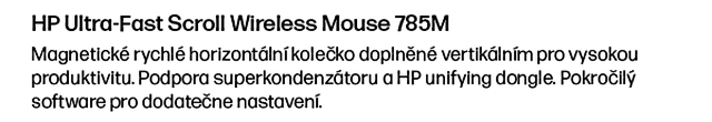 HP Ultra-Fast Scroll Wireless Mouse 785M